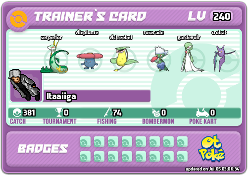 Itaaiiga Card otPokemon.com