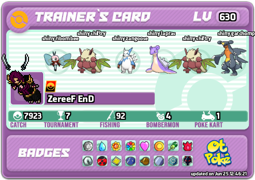 ZereeF EnD Card otPokemon.com