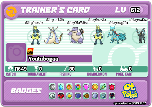 Youtubogaa Card otPokemon.com