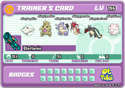 Eterlanio Card otPokemon.com