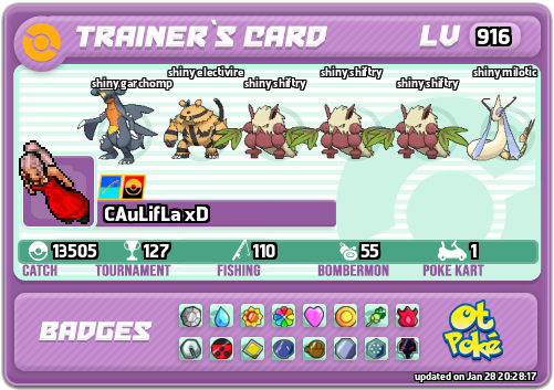 CAuLifLa xD Card otPokemon.com