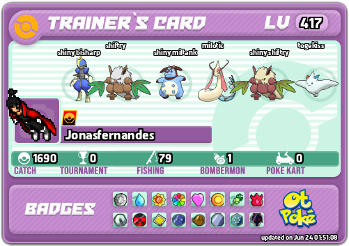 Jonasfernandes Card otPokemon.com