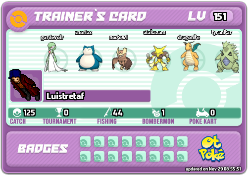 Luistretaf Card otPokemon.com
