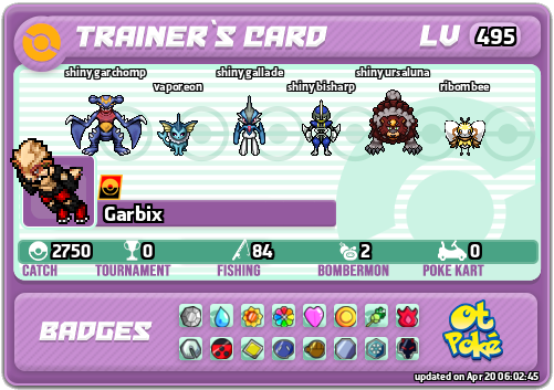 Garbix Card otPokemon.com