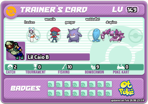 Lil Caio B Card otPokemon.com