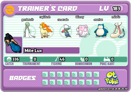 Mite Lux Card otPokemon.com