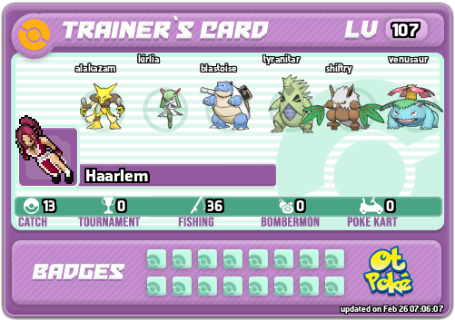 Haarlem Card otPokemon.com