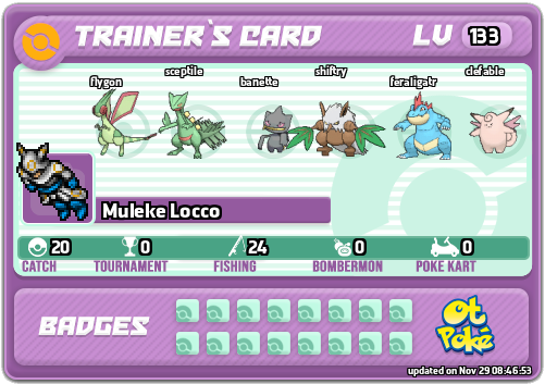 Muleke Locco Card otPokemon.com