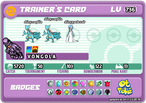 V O N G O L A Card otPokemon.com