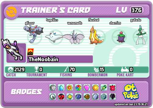 TheNoobzin Card otPokemon.com