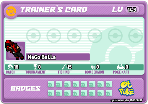 NeGo BaLLa Card otPokemon.com