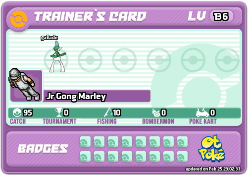 Jr Gong Marley Card otPokemon.com