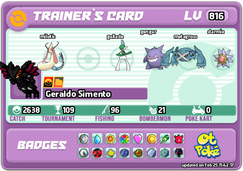 Geraldo Simento Card otPokemon.com