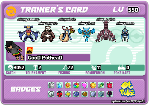 GooD PotheaD Card otPokemon.com