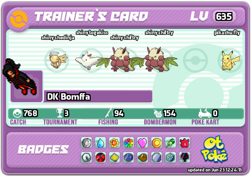 DK Bomffa Card otPokemon.com