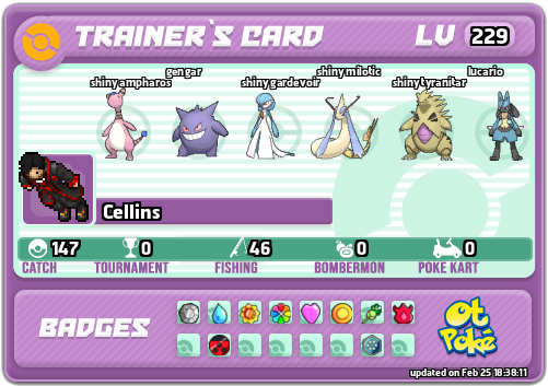 Cellins Card otPokemon.com