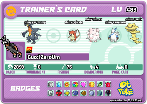 Gucci ZeroUm Card otPokemon.com