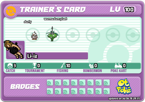 Li-iz Card otPokemon.com