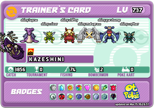 K A Z E S H I N I Card otPokemon.com