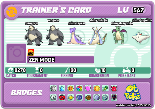 ZEN MODE Card otPokemon.com