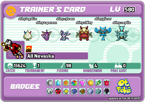 All Nevaska Card otPokemon.com
