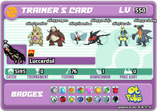 Luccardsil Card otPokemon.com