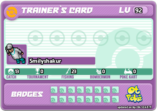 Smilyshakur Card otPokemon.com