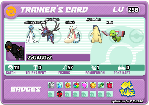 ZzGAGOzZ Card otPokemon.com