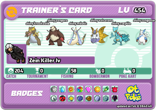 Zein Killer Iv Card otPokemon.com