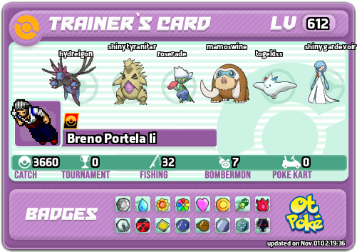 Breno Portela Ii Card otPokemon.com