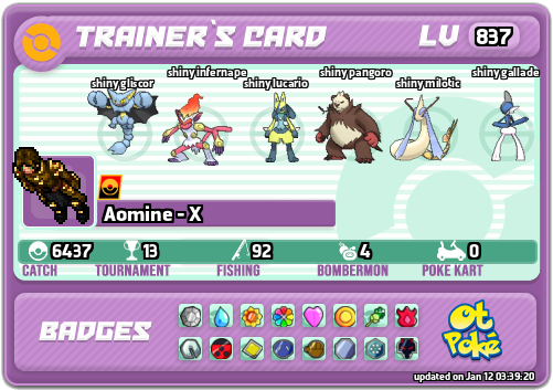 Aomine - X Card otPokemon.com