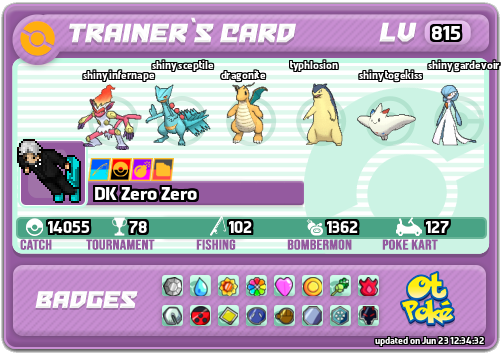 DK Zero Zero Card otPokemon.com