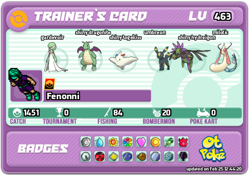 Fenonni Card otPokemon.com