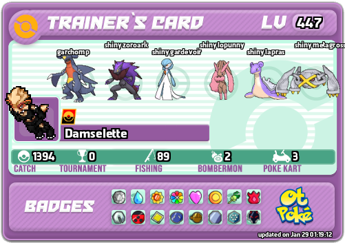 Damselette Card otPokemon.com