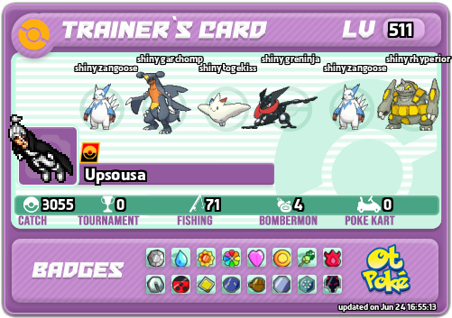 Upsousa Card otPokemon.com