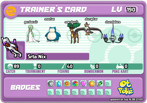 Srta Nix Card otPokemon.com