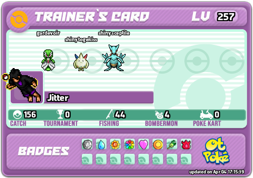 Jitter Card otPokemon.com