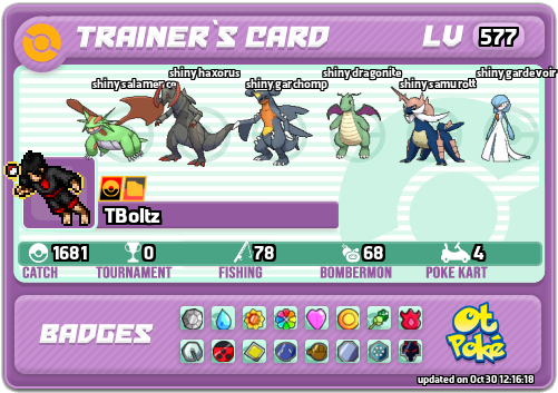 TBoltz Card otPokemon.com