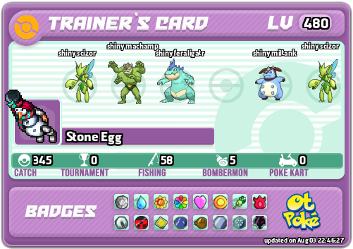 Stone Egg Card otPokemon.com