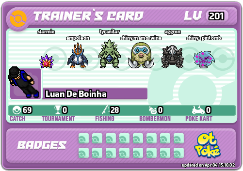 Luan De Boinha Card otPokemon.com