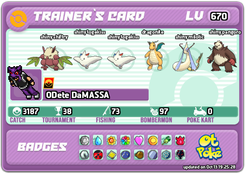 ODete DaMASSA Card otPokemon.com