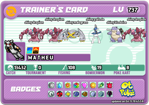 M A T H E U Card otPokemon.com