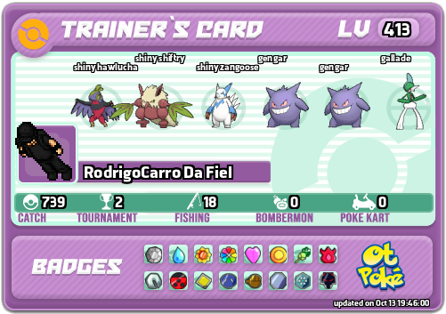 RodrigoCarro Da Fiel Card otPokemon.com