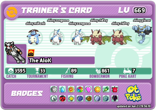The AloK Card otPokemon.com
