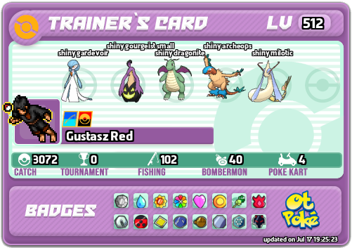 Gustasz Red Card otPokemon.com