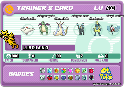 L I B R I A N O Card otPokemon.com