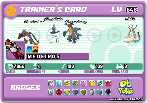 M E D E I R O S Card otPokemon.com