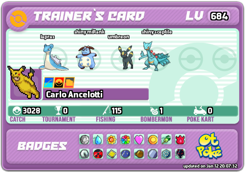 Carlo Ancelotti Card otPokemon.com