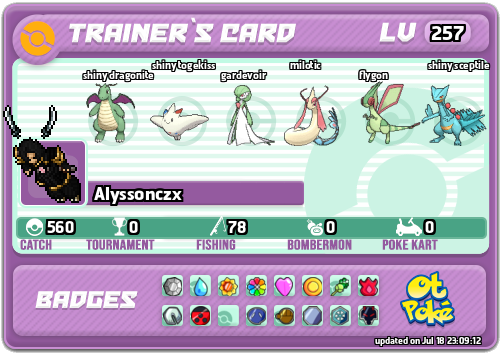 Alyssonczx Card otPokemon.com