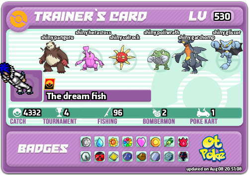 The dream fish Card otPokemon.com